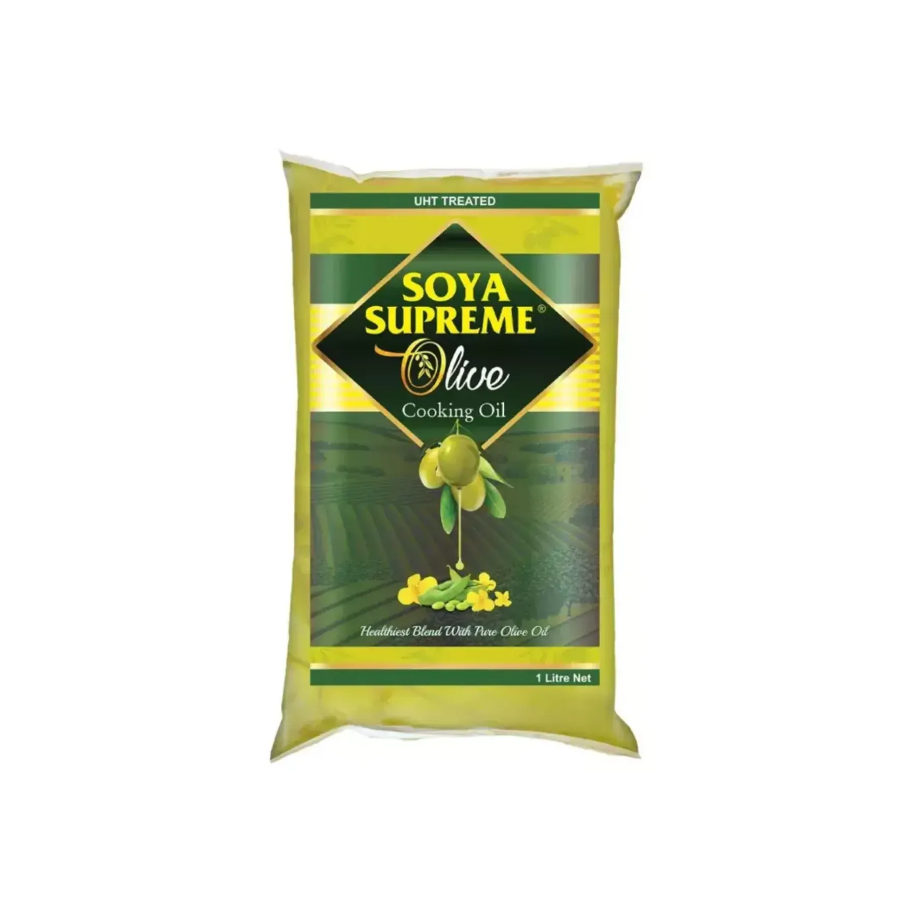 Soya Supreme Olive Cooking Oil Pouch 1 Litre