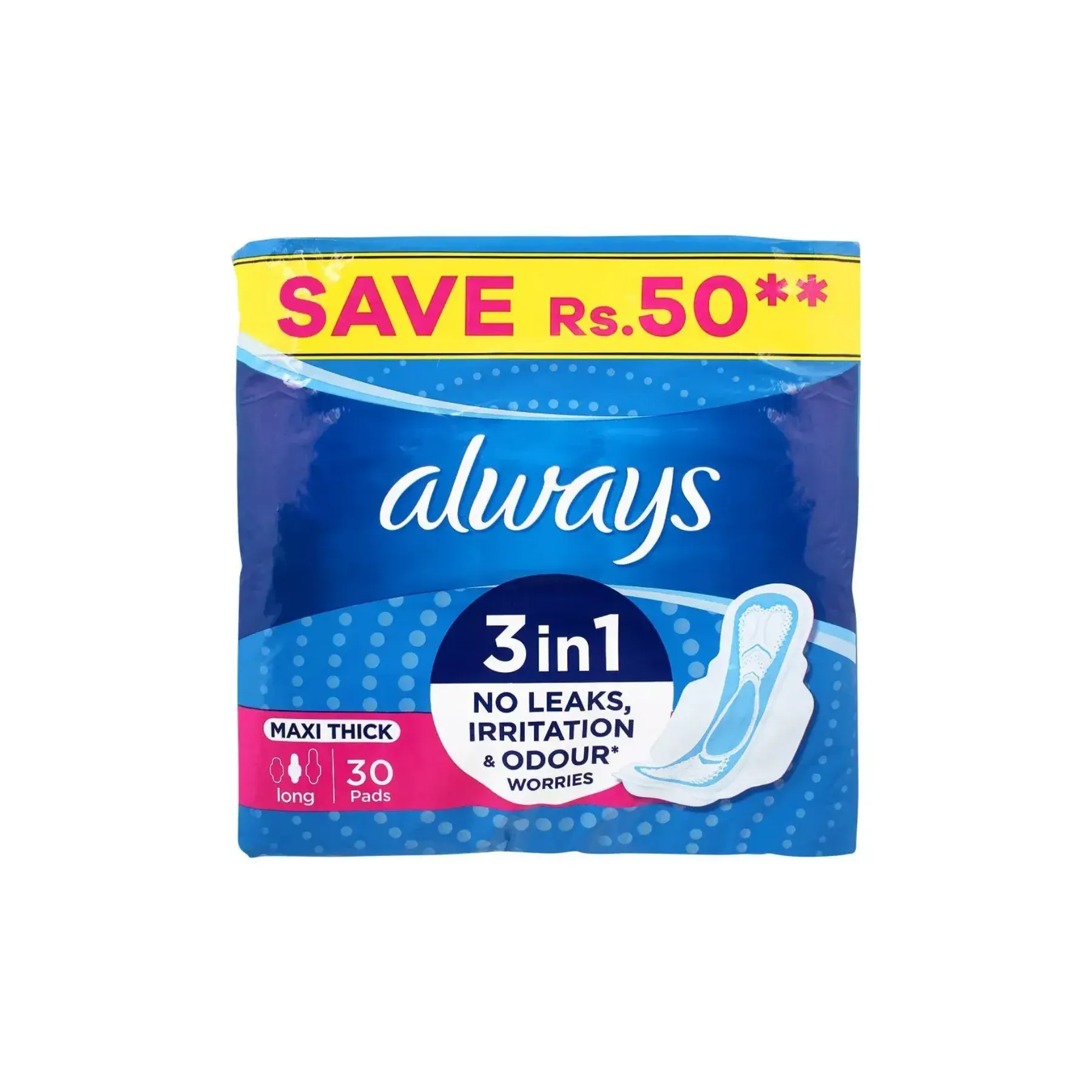 Always Maxi Thick Long (30 Pads)