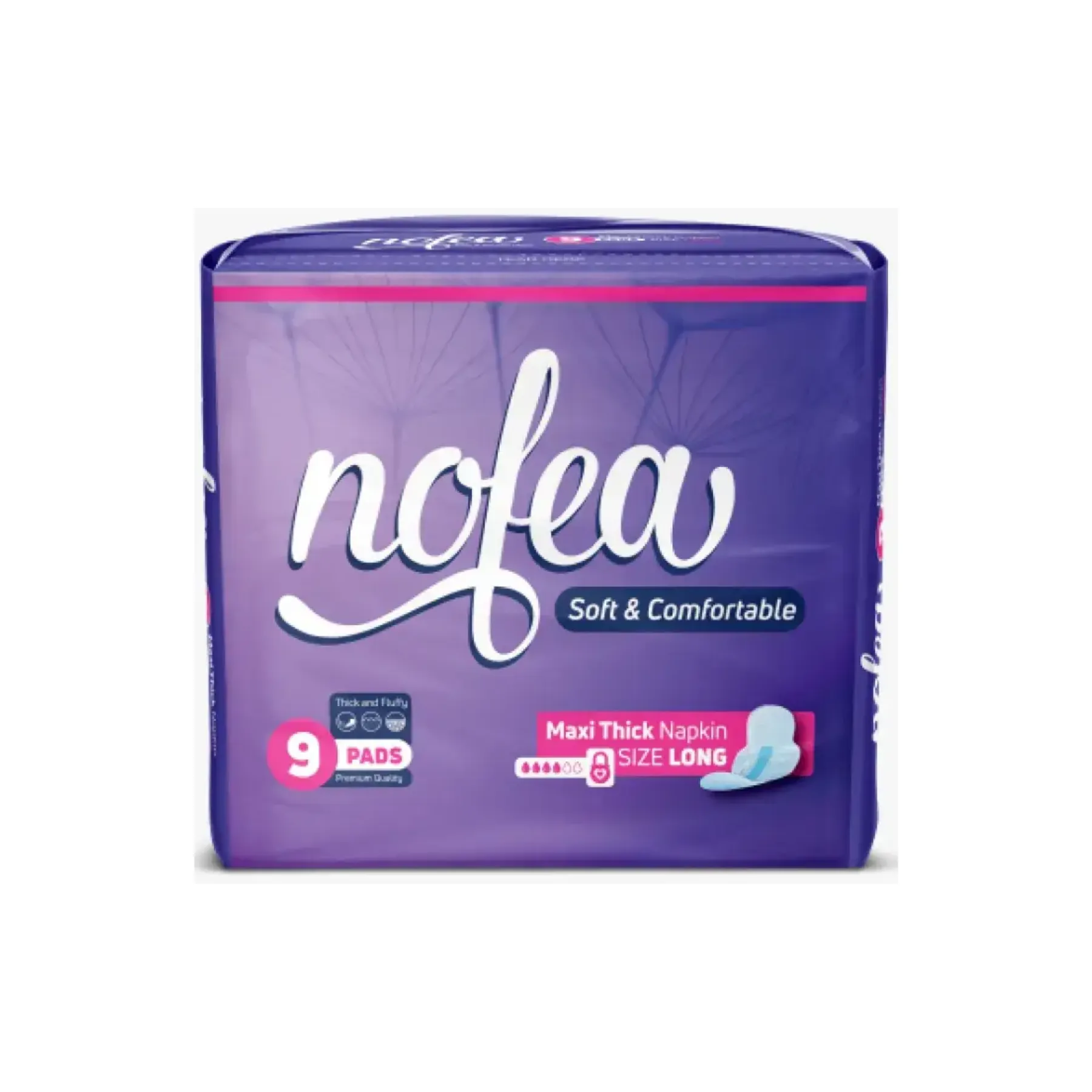 Nofea Maxi Thick Long 9 Pcs