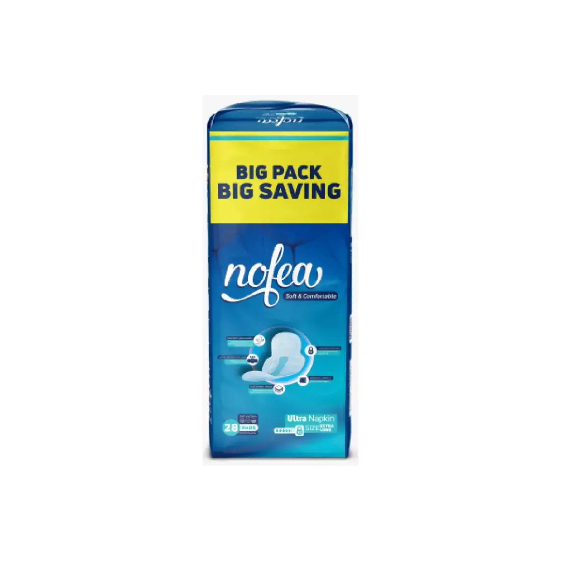 Nofea Ultra Thin Extra Long Trio 28 Pcs