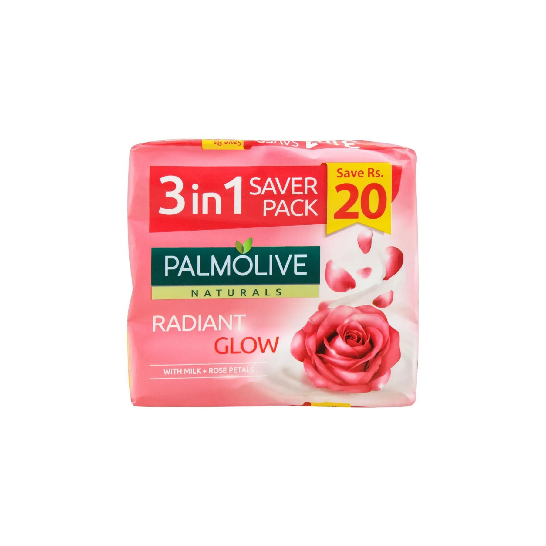 Palmolive Soap Radiant Glow Saver Pack 130 gm (1x3)