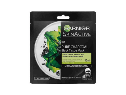 full-1719917090878-Garnier20Skin20Active20Pure20Charcoal20Black20Algae20Tissue20Face20Mask20-20Pore20Tightening.webp