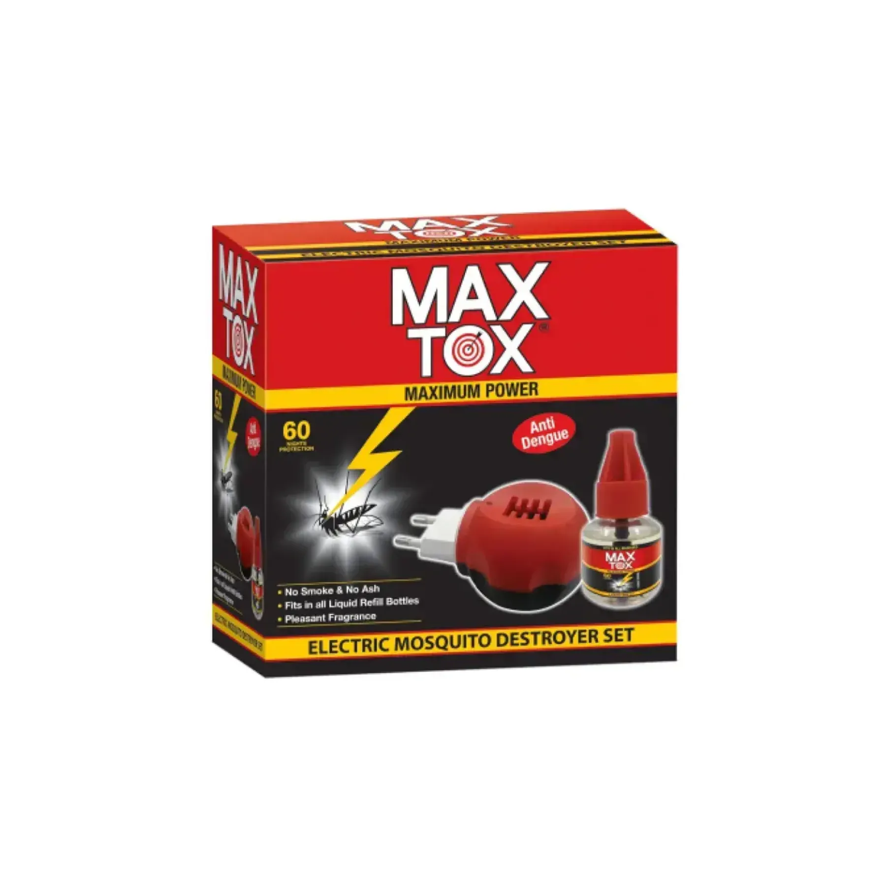 Maxtox Electric Mosquito Destroyer Machine, with Liquid Refill 45 ml