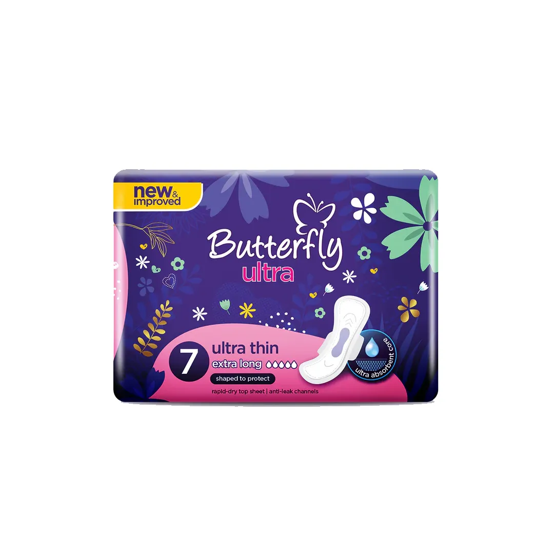 Butterfly Ultra Economy Pack Extra Long 7 pcs